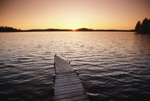 Seenlandschaft in Finnland